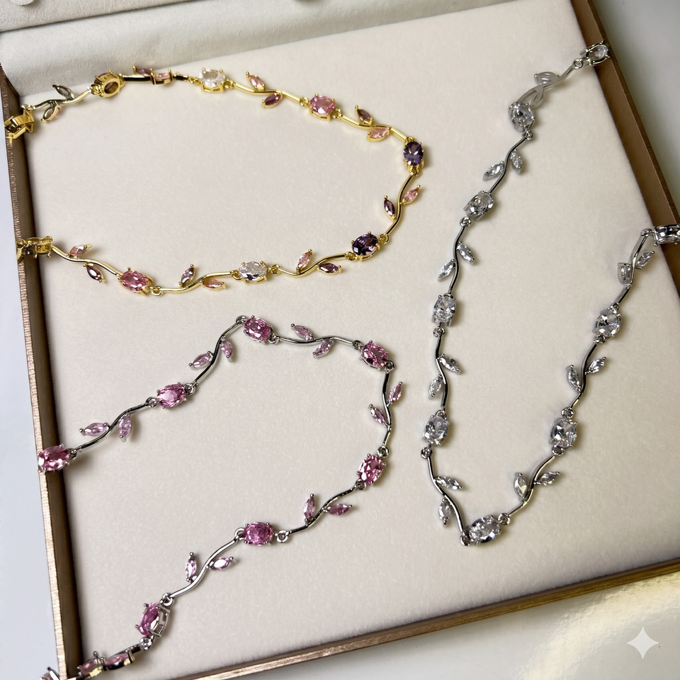 Ens tulip necklace +bracelet
