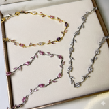 Ens tulip necklace +bracelet
