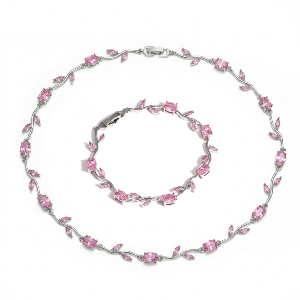 Ens tulip necklace +bracelet
