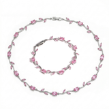 Ens tulip necklace +bracelet