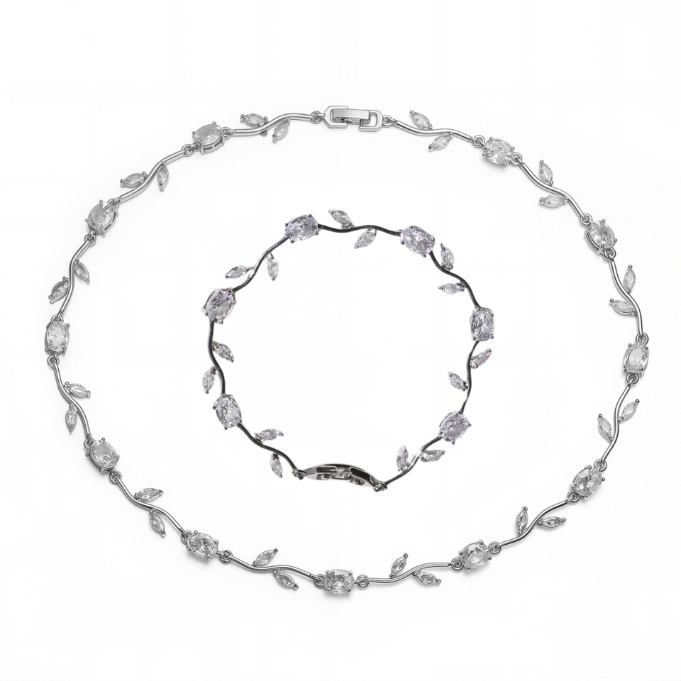 Ens tulip necklace +bracelet
