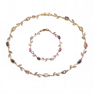 Ens tulip necklace +bracelet