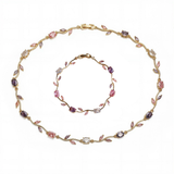 Ens tulip necklace +bracelet